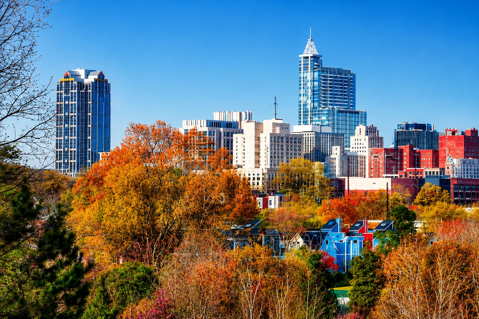 Raleigh, NC skyline