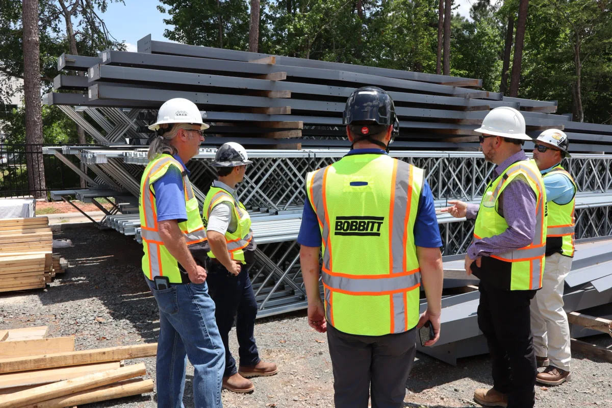 Bobbitt HOP committee walking a jobsite