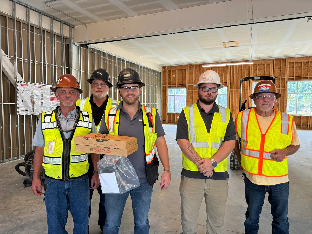 Bobbitt trade partners on a corporate interiors project