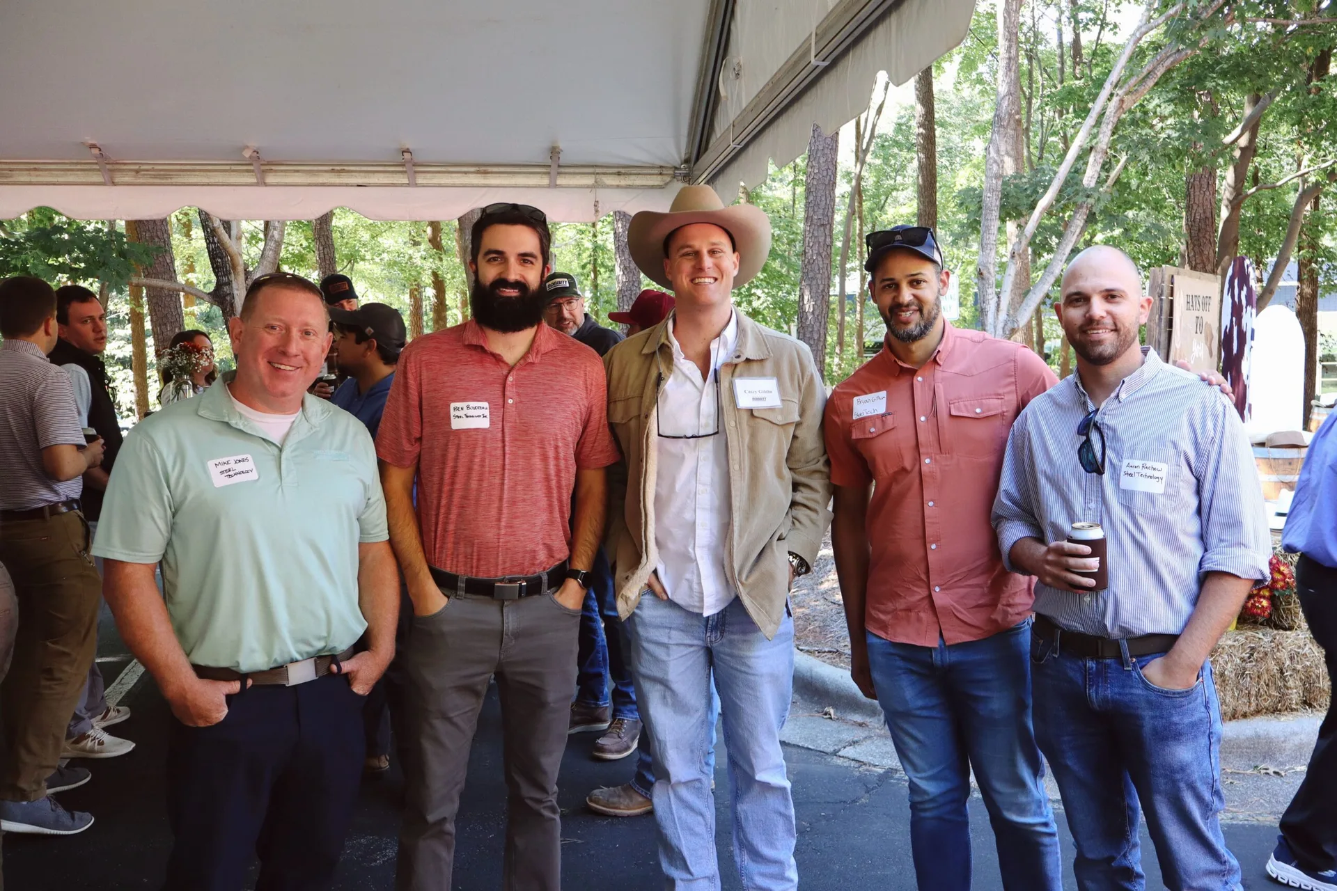 Bobbitt team and trade partners at a company event